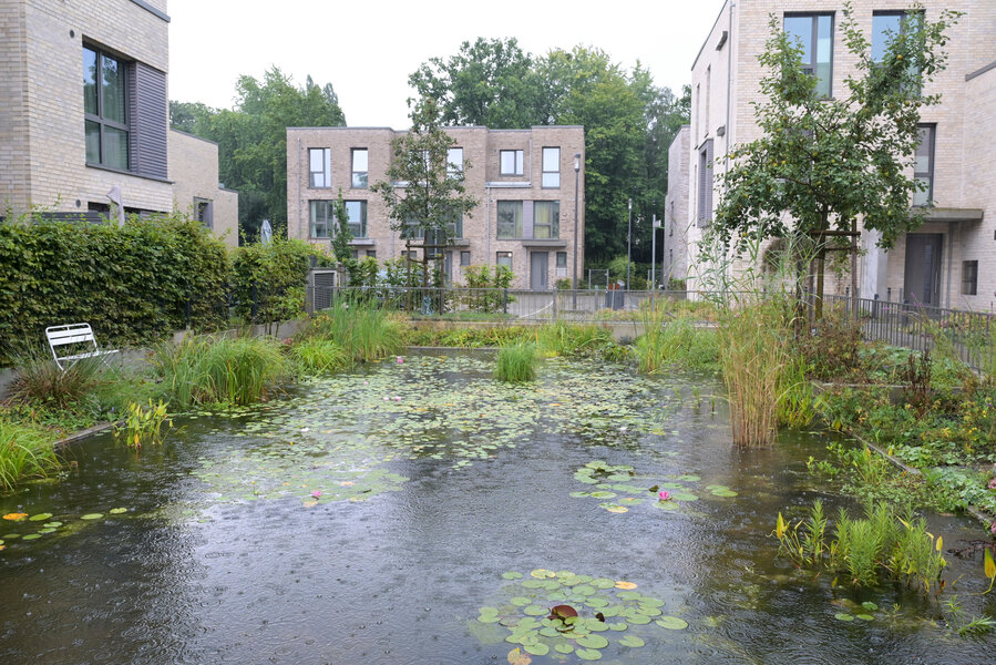 Die Rückhaltebecken schaffen hohe Aufenthaltsqualität für Anwohnerinnen und Anwohner