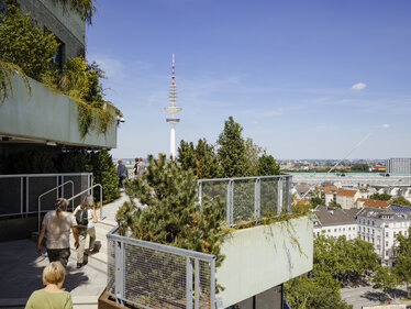 Gründach Bunker St Pauli ©Isadora Tast